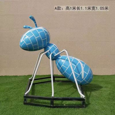 小区不锈钢蚂蚁雕塑 景观蚂蚁雕塑